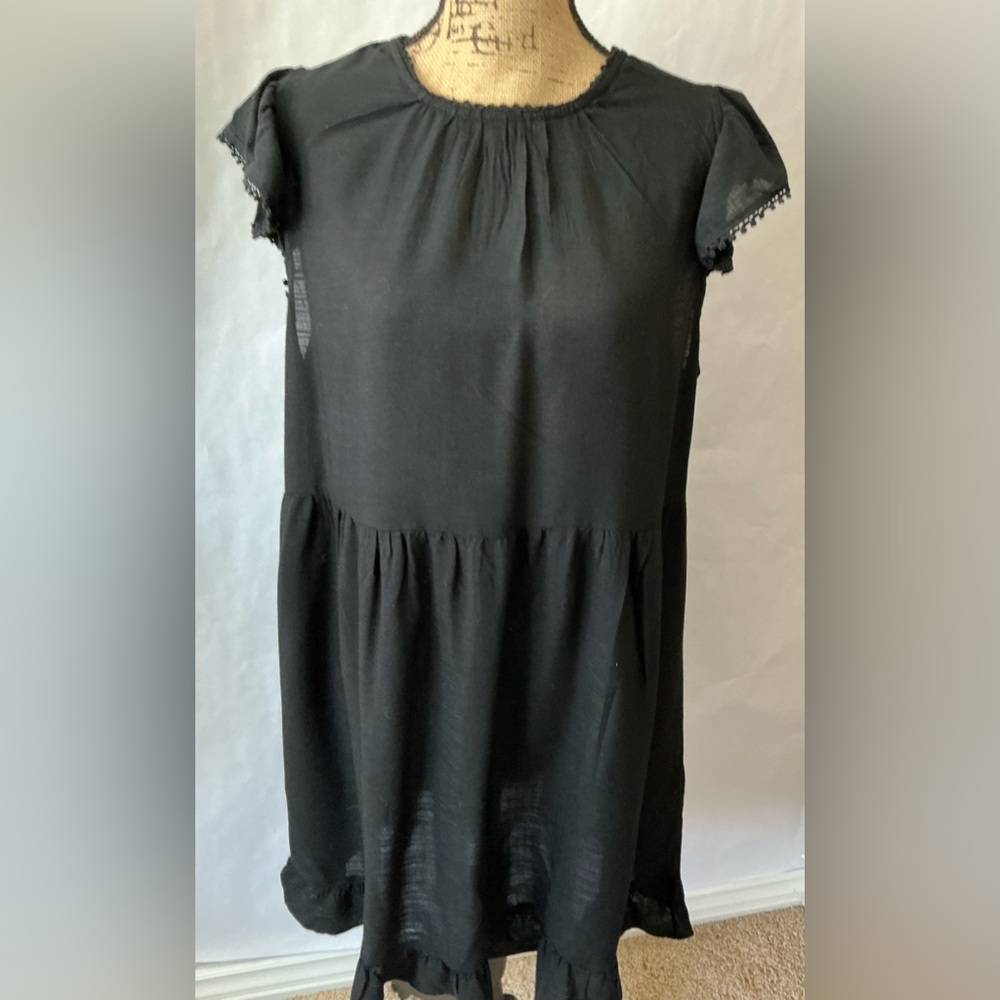 Black Wild Fable linen dress